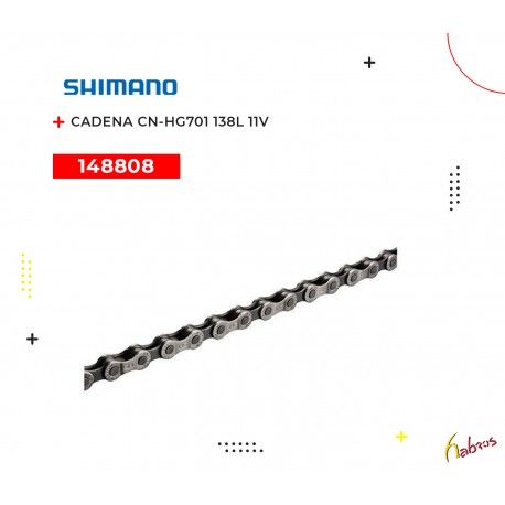 (148808) CADENA CN-HG701  ULTEGRA/DEORE XT  138L  11VEL  SHIMANO