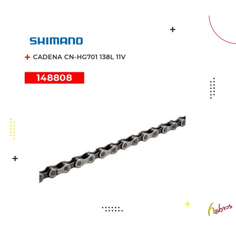 (148808) CADENA CN-HG701  ULTEGRA/DEORE XT  138L  11VEL  SHIMANO