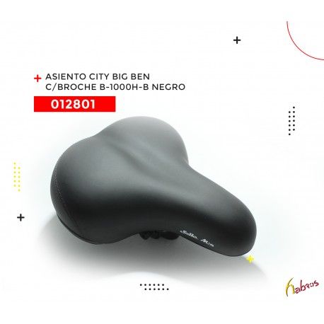 (012801) ASIENTO CITY BIG BEN CON BROCHE  B-1000 NEGRO