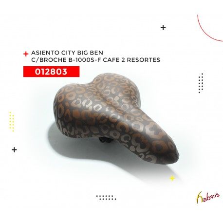 (012803) ASIENTO CITY CON BROCHE  B-1020-C  CAFE BIG BEN