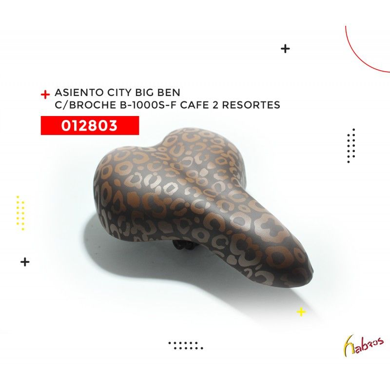 (012804) ASIENTO CITY CON BROCHE  B-1020-C  CAFE BIG BEN