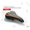 (012805) ASIENTO CITY BIG BEN  CON BROCHE B-1200-D  NEGRO NARANJA