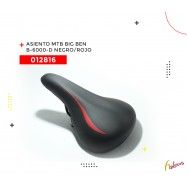 (012816) ASIENTO MTB  BIG BEN  B-6000-D  NEGRO/ROJO
