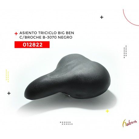 (012822) ASIENTO TRICICLO  BIG BEN CON  B-3070  NEGRO