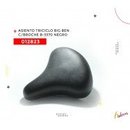 (012823) ASIENTO TRICICLO BIG BEN CON BROCHE  B-5570  NEGRO