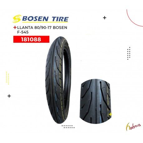 (181088) LLANTA 80/90-17 F-545 BOSEN