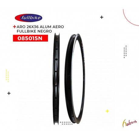 (085015N) ARO R-26-36 ALUMINIO AERODINAMICO NEGRO FULLBIKE