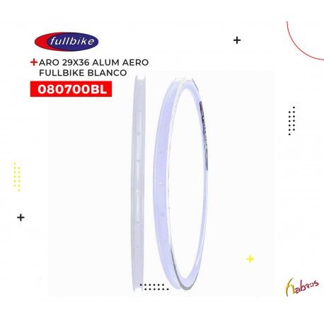 (080700BL) ARO R-29-36 ALUMINIO AERODINAMICO BLANCO FULLBIKE