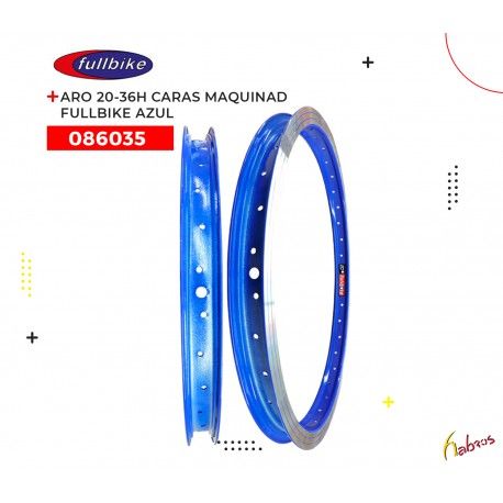 (086035) ARO R-20-36H CARAS MAQUINADAS AZUL FULLBIKE