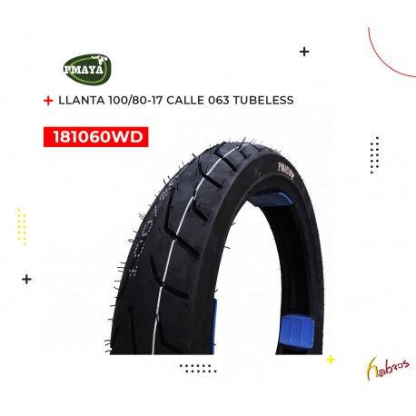 (181060WD) LLANTA  100/80 -17 PMAYA CALLE 063