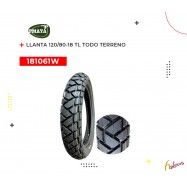 (181061W) LLANTA 120/80-18 PMAYA 052