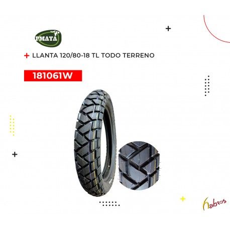 (181061W) LLANTA 120/80-18 PMAYA 052
