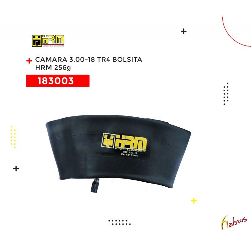 (183003) CAMARA 3.00-18 BOLSITA 526GR. TR4 HRM