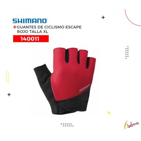 (140011) GUANTES DE CICLISMO ESCAPE ROJO