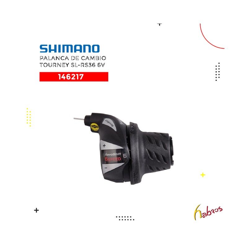 (146217) CAMBIO AL PUÑO TOURNEY SL-RS36 6VEL
