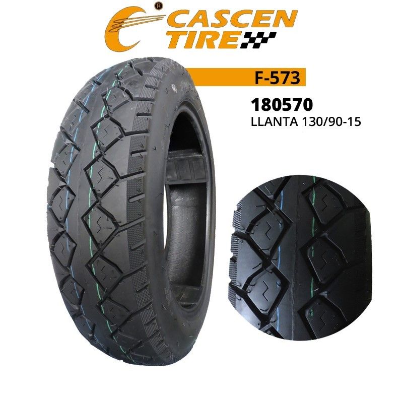 (180570) LLANTA 130/90-15TL CASCEN F-573 CALL