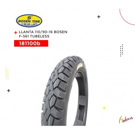 (181100T )LLANTA 90/90-18 BOSEN F-571