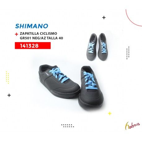 (141328) ZAPATILLA CICLISMO GR501 NE/AZ