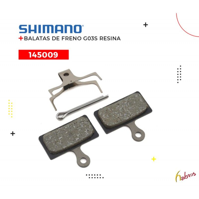 145009 BALATAS DE FRENO G03S RESINA