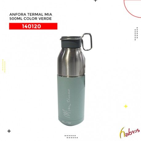 140120 ANFORA TERMAL MIA 500ML VERDE