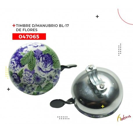 (047065) TIMBRE DE MANUBRIO BL-17 DE FLORES