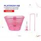 (048388) CANASTILLA R-16 ROSA C/BASE PLAT-HB