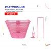 (048388) CANASTILLA R-16 ROSA C/BASE PLAT-HB