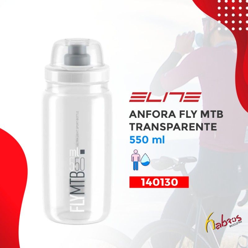 (140130) ANFORA FLY MTB 550ML TRANSPARENTE