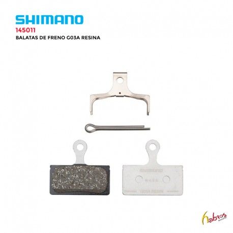 (145011) BALATAS DE FRENO G03A RESINA