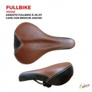 013063 - ASIENTO FULLBIKE R-26 211 CAFE CON BROCHE ANCHO 25