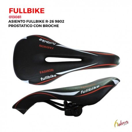 013081 - ASIENTO R-26 FULLBIKE PROSTATICO CON BROCHE 9802 30