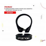 (017201) ABRAZADERA PARA POSTE DE ASIENTO 31.8MM, COLOR PLATA. MODELO AT-161. MARCA PAINAC