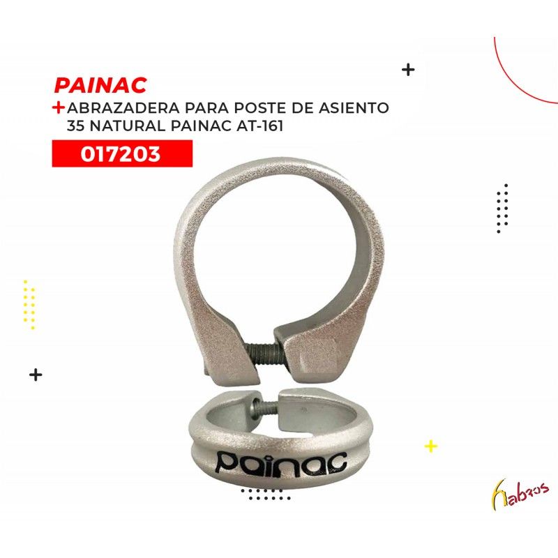 (017203) ABRAZADERA PARA POSTE DE ASIENTO 35 NAT PAINAC AT-161