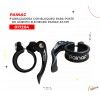 (017204) ABRAZADERA CON BLOQUEO PARA POSTE DE ASIENTO 31.8 NEGRO PAINAC AT-109