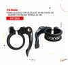 (017205) ABRAZADERA CON BLOQUEO PARA POSTE DE ASIENTO 35 NEGRO PAINAC AT-109