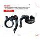 (017206) ABRAZADERA CON BLOQUEO PARA POSTE DE ASIENTO 28.6 NAT PAINAC AT-109 NEGRO