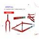 022138 - CUADRO TIJERA C/P 24" MTB FULLBIKE ROJO/BLANCO