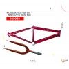 023038 - CUADRO/TIJERA R20 SIN PIVOTE PARA NIÑO CUADRO STANDAR COLOR:ROJO METALICO NACIONAL