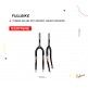 (032076NE) TIJERA 26 MTB S/PIVOTE NERO 1.6MM GROSOR FULLBIKE