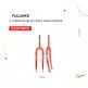(032076RO) TIJERA 26 MTB S/PIVOTE ROJO 1.6MM GROSOR FULLBIKE
