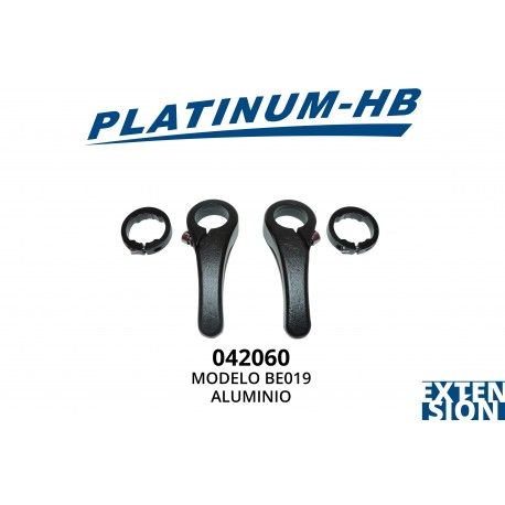 (042060) EXTENSION P/MANUBRIO ALUM NEGRO 019