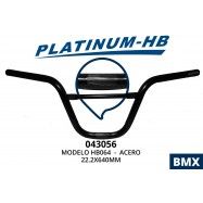 (043056) MANUBRIO BMX 064 CROMADO fierro PLATINUM