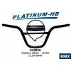 (043056) MANUBRIO BMX 064 CROMADO fierro PLATINUM