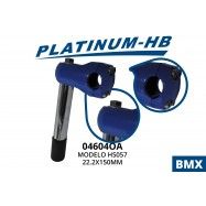 (046040A) POSTE MAN BMX/CROS 22.2 CROM-AZUL