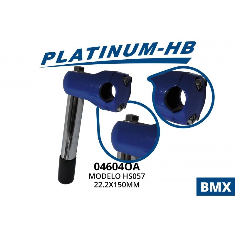 (046040A) POSTE MAN BMX/CROS 22.2 CROM-AZUL