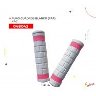 (048042) PUÑO CUADROS BLANCO