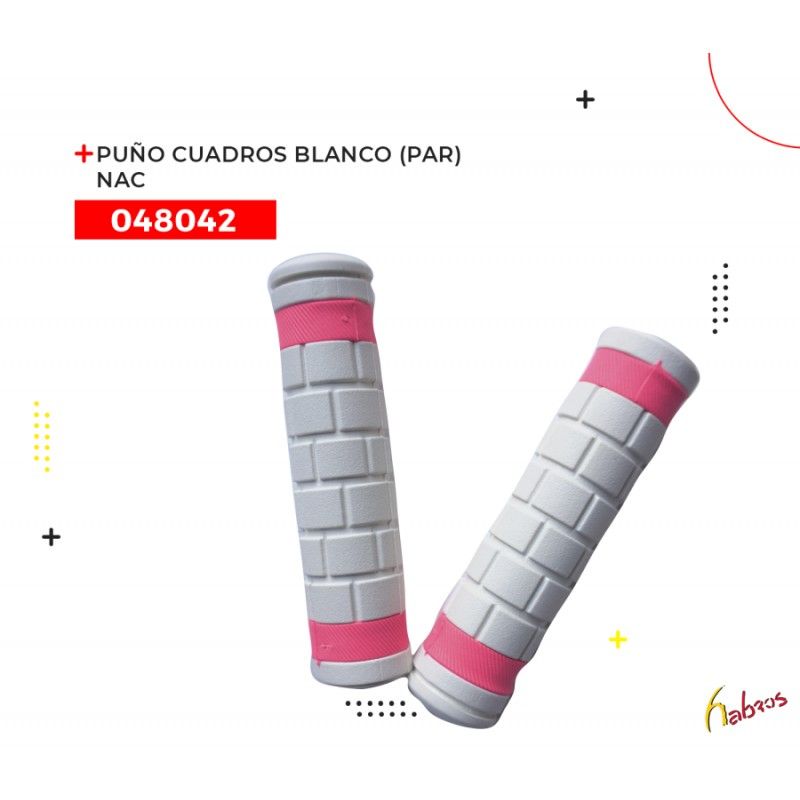 (048042) PUÑO CUADROS BLANCO