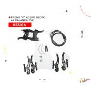 053014 (FRENO "V" ACERO NEGRO  JUEGO)