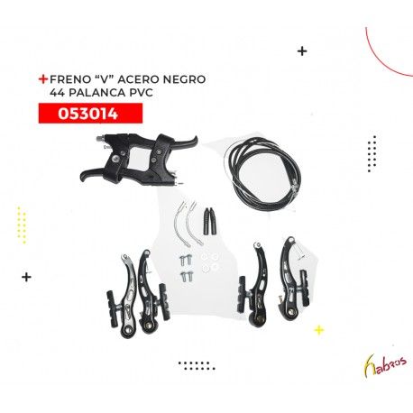 053014 (FRENO "V" ACERO NEGRO  JUEGO)