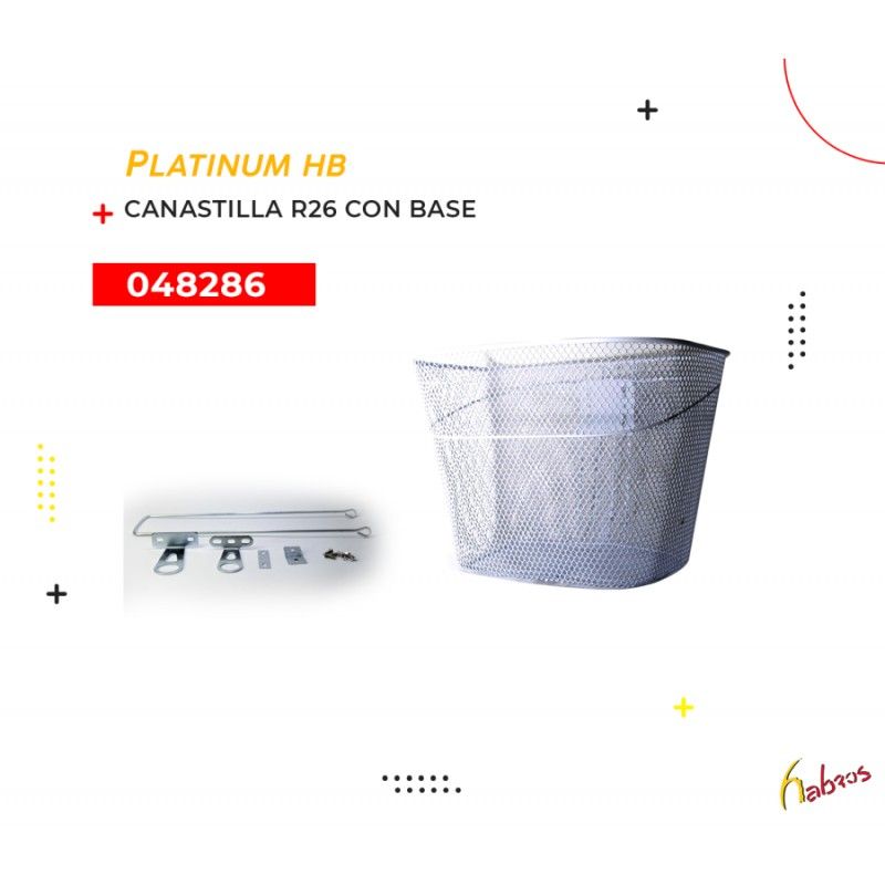 (048286) CANASTILLA R-26 BCO C/BASE ADDO